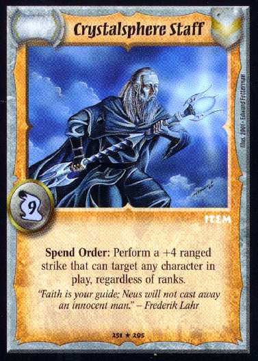 Crystalsphere Staff - Foil